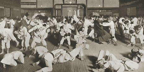 Randori de Judo au Kodokan en 1913