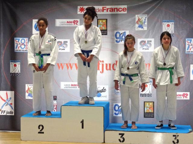 Podium Coupe Essonne Minimes 2015 Sirine
