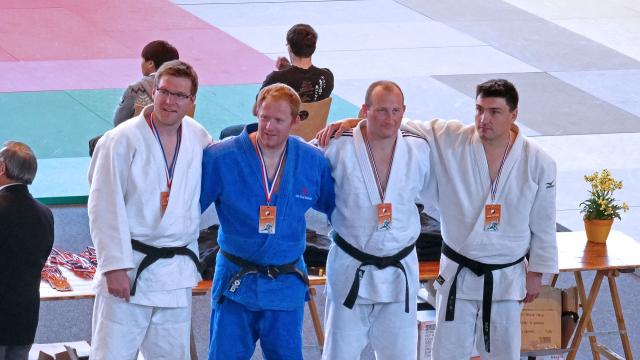 Open International Vétérans France à Tours - Eric sur le podium