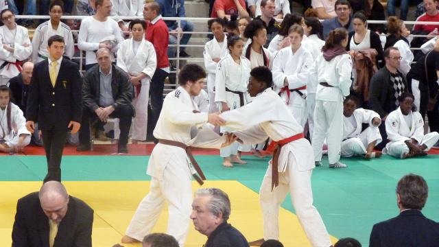 Demi-final Championnat France Cadet Judo Levallois - Judoka Nicolas
