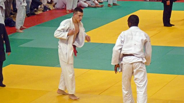 Demi-final Championnat France Cadet Judo Levallois - Judoka Tom