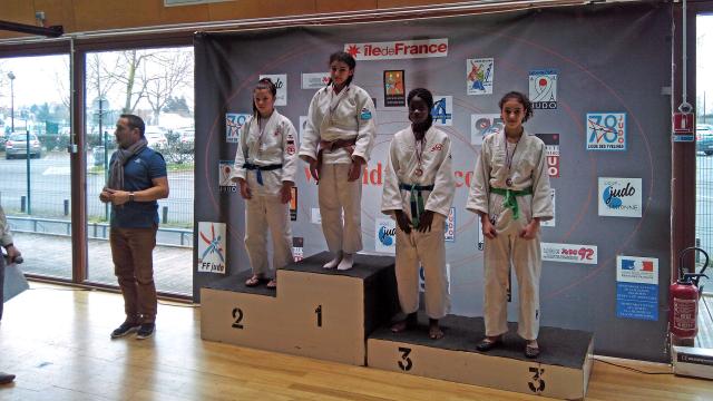 Sirine Yahia à la coupe essonne de judo minimes 2016