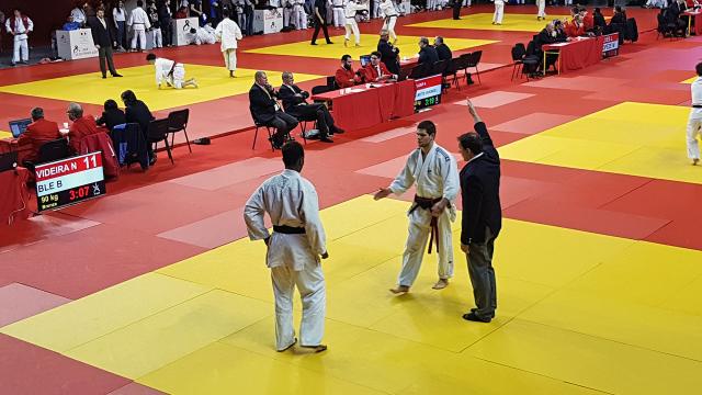 Athlète du Judo Club Dourdan durant la phase qualificative aux championnats de France 2018