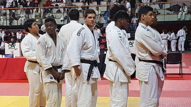 Athlète du Judo Club Dourdan durant la phase qualificative aux championnats de France 2018