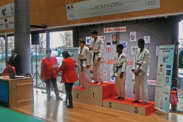 KERREVEUR Tom Vainqueur dans ça catégorie de la Coupe Minimes d'Hiver Essonne